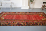 Old Anatolian Runner Rug 5.3ftx13ft