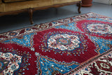 pile rug, Turkish rug, vintage rug, portland, rug shop, bright colors, wild shaman, area rug, red rug, mini rug, bold color, Portland, Oregon, rug store, rug shop, local shop