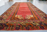 Old Anatolian Runner Rug 5.3ftx13ft