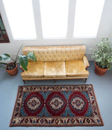 pile rug, Turkish rug, vintage rug, portland, rug shop, bright colors, wild shaman, area rug, red rug, mini rug, bold color, Portland, Oregon, rug store, rug shop, local shop