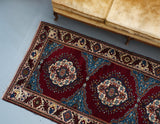 pile rug, Turkish rug, vintage rug, portland, rug shop, bright colors, wild shaman, area rug, red rug, mini rug, bold color, Portland, Oregon, rug store, rug shop, local shop