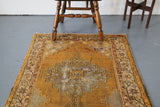 Old Anatolian Runner Rug 2.11ftx9.6ft