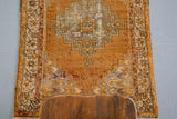 Old Anatolian Runner Rug 2.11ftx9.6ft