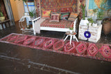 Vintage Kurdish Herki Runner 2.6ftx12ft