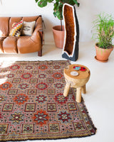 Turkish rug, vintage rug, flat weave, kilim rug, large area rug, square rug, Wild Shaman, Portland, Oregon, rug store, rug shop, local shop, bright colors, area rug, bold color