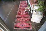 Vintage Kurdish Herki Runner 2.6ftx12ft