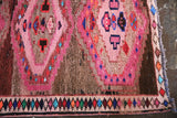Vintage Kurdish Herki Runner 2.6ftx12ft
