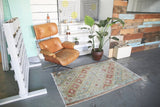 Vintage Anatolian Rug 3.5ftx5.7ft