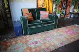Vintage Kurdish  Herki Runner 2.9ftx11.7ft