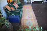 Vintage Kurdish  Herki Runner 2.9ftx11.7ft