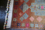 Vintage Kurdish  Herki Runner 2.9ftx11.7ft