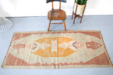 Old Anatolian Kilim 3.2ftx7.5ft