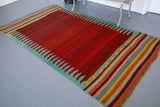 Vintage Turkish Bodrum Kilim Rug 4'7"x8'4"