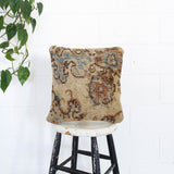 Turkish Pile Rug Pillow 16"x16"