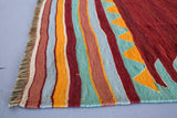 Vintage Turkish Bodrum Kilim Rug 4'7"x8'4"