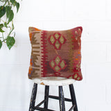 Turkish Kilim Pillow 16"x16"