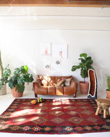 Turkish rug, vintage rug, flat weave, kilim rug, large area rug, square rug, Wild Shaman, Portland, Oregon, rug store, rug shop, local shop, bright colors, area rug, bold color