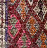 Old Anatolian Cicim Kilim 4.5ftx5.10ft