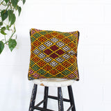 Turkish Kilim Pillow 16"x16"