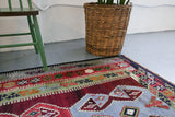 Old Konya Obruk Kilim 4.9ftx6.3ft