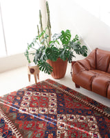 Turkish rug, vintage rug, flat weave, kilim rug, large area rug, square rug, Wild Shaman, Portland, Oregon, rug store, rug shop, local shop, bright colors, area rug, bold color