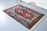 Vintage Antalya dosemealti Rug 4ftx6ft