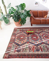 old rug, antique rug, earthy colors, faded colors, Turkish rug, vintage rug, flat weave, kilim rug, large area rug, square rug, Wild Shaman, Portland, Oregon, rug store, rug shop, local shop