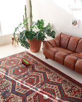 old rug, antique rug, earthy colors, faded colors, Turkish rug, vintage rug, flat weave, kilim rug, large area rug, square rug, Wild Shaman, Portland, Oregon, rug store, rug shop, local shop