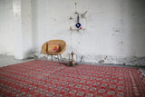 1930's Turkmen Bukhara Rug 8.2ftx12.2ft