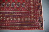 1930's Turkmen Bukhara Rug 8.2ftx12.2ft