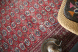 1930's Turkmen Bukhara Rug 8.2ftx12.2ft