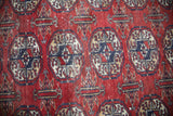 1930's Turkmen Bukhara Rug 8.2ftx12.2ft