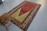 Old Konya Obruk Kilim 5ftx7.5ft