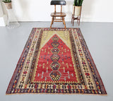 Old Konya Obruk Kilim 5ftx7.5ft