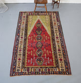 Old Konya Obruk Kilim 5ftx7.5ft