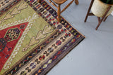 Old Konya Obruk Kilim 5ftx7.5ft