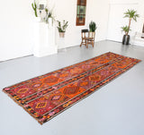 Vintage Van Kilim Runner 4'3"x14'