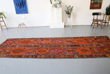 Vintage Van Kilim Runner 4'3"x14'