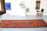 Vintage Van Kilim Runner 4'3"x14'