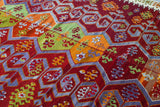 Semi-Antique Turkish Adana Kilim Rug 6'10"x11'8"
