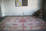 Vintage Isparta Rug 6.5ftx10.2ft