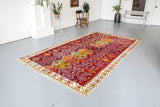 Semi-Antique Turkish Adana Kilim Rug 6'10"x11'8"