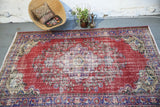 Old Ushak style Demirci Carpet 6.8ftx10.3ft