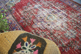 Old Ushak style Demirci Carpet 6.8ftx10.3ft