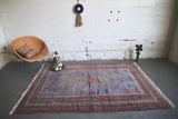 Old Balikesir Yagcibedir Rug 5ftx7.9ft
