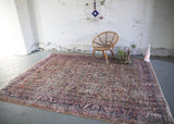 Vintage Isparta Rug 7.3ftx9.8ft
