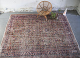 Vintage Isparta Rug 7.3ftx9.8ft