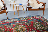 pile rug, Turkish rug, vintage rug, portland, rug shop, bright colors, wild shaman, area rug, red rug, mini rug, bold color, Portland, Oregon, rug store, rug shop, local shop