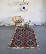 Old Van Kilim 3.8ftx6.5ft