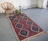 Old Van Kilim 3.8ftx6.5ft